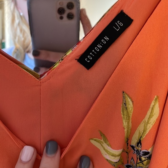 Organize flower print dress - Picture 3 of 4